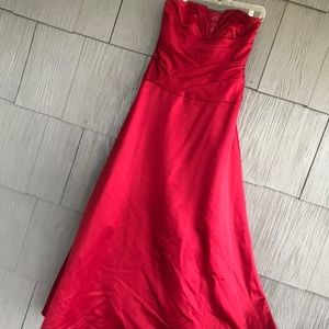 Red prom or homecoming dress